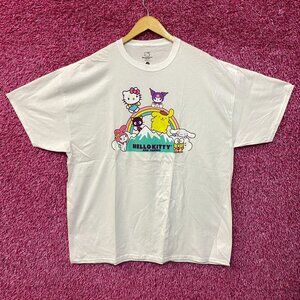 Sanrio Hello Kitty and Friends Over A Rainbow T-Shirt 2XL